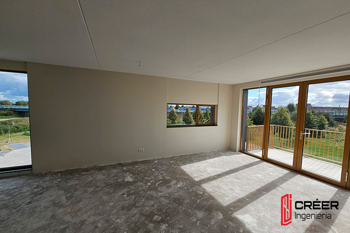 Espacio finalizado con luz natural