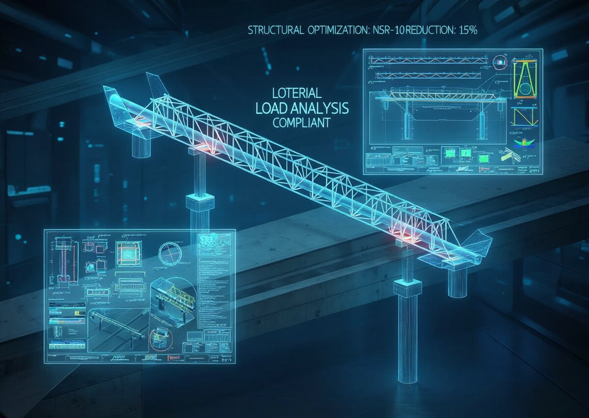 Diseño estructural metálico NSR-10 por CRÉER Ingeniería